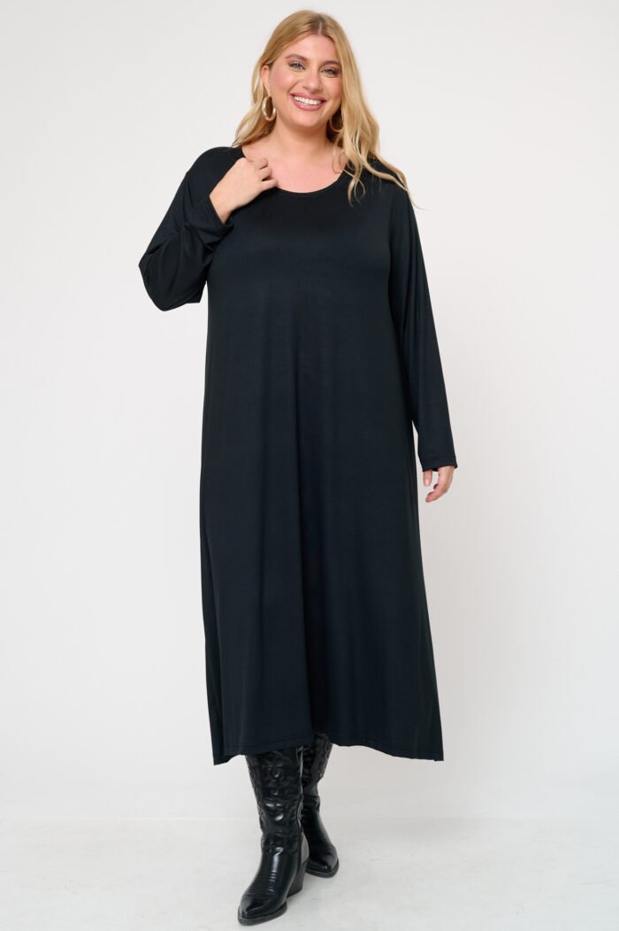 Φόρεμα Ελαστικό Midi Billy | Plus Size Ρούχα - Image 2