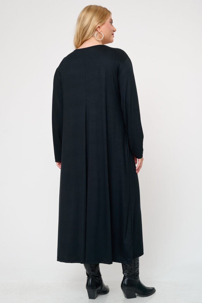 Φόρεμα Ελαστικό Midi Billy | Plus Size Ρούχα - Image 4
