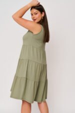Φόρεμα Ελαστικό με Βολάν | Plus Size Ρούχα - Image 4