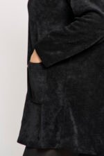 Φόρεμα Κοτλέ Kristalia Μαύρο | Plus Size Ρούχα - Image 2