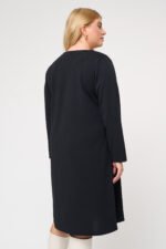 Φόρεμα Κρεπ Τσέπες Άλφα | Plus Size Ρούχα - Image 3