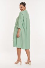 Φόρεμα Κρεπ με Γιακά | Plus Size Ρούχα - Image 2
