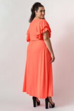 Φόρεμα Κρουαζέ Μάξι Ourania | Plus Size Ρούχα - Image 3