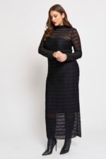 Φόρεμα Μάξι Δαντελωτό με | Plus Size Ρούχα - Image 2