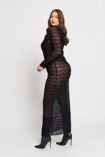 Φόρεμα Μάξι Δαντελωτό με | Plus Size Ρούχα - Image 4