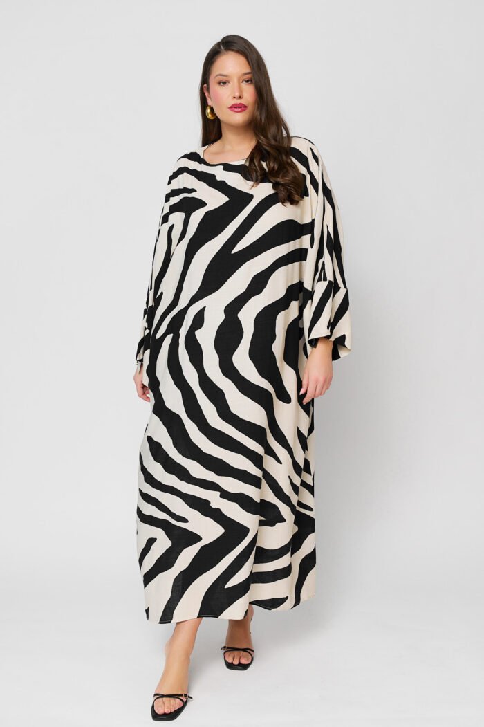 Φόρεμα Μάξι Καφτάνι Chrysanthe | Plus Size Ρούχα - Image 4