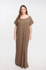Φόρεμα Μάξι σε Διάταξη | Plus Size Ρούχα - Image 3