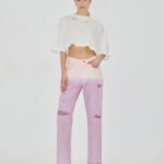 Amy tie-dye jeans - LILAC