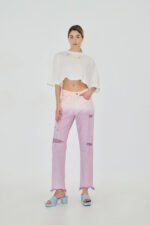Amy tie-dye jeans - LILAC