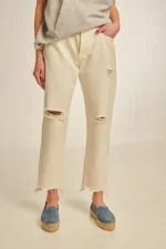 Amy Γυναικείο Τζιν παντελόνι - OFF WHITE