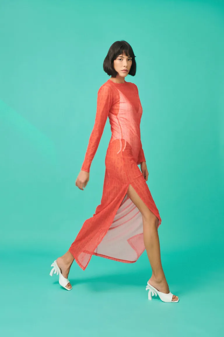 Evie-Φόρεμα-Διαφάνεια-PCP-CORAL-3 Evie Φόρεμα Διαφάνεια PCP - Image 4