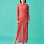 Evie Φόρεμα Διαφάνεια - WAVES RED