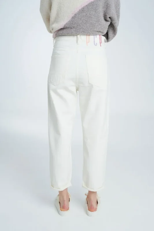 Frank Unisex Τζιν OFF WHITE 1