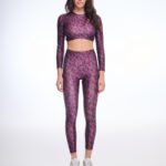 Genesis printed crop top - CAMO BLACK