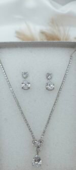 '' Magia '' νυφικό σετ κοσμημάτων ασημένιο - Image 2