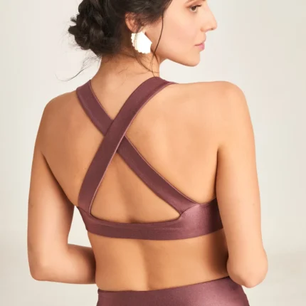 Jacqueline Αθλητικό Τοπ PLUM 1