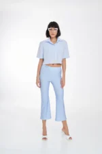 Lola Καρό Πουκάμισο Baby Blue | PCP CLOTHING - Image 4