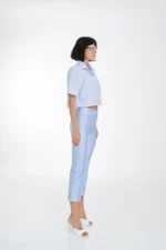 Lola Καρό Πουκάμισο Baby Blue | PCP CLOTHING - Image 5