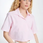 Lola Καρό Πουκάμισο - BABY PINK