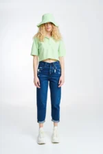 Lola Καρό Πουκάμισο LIME | PCP CLOTHING - Image 2