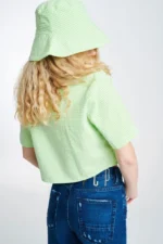 Lola Καρό Πουκάμισο LIME | PCP CLOTHING - Image 3