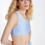 PCP Genesis Αθλητικό Τοπ - PLAID LIGHT BLUE