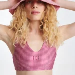 PCP Genesis Αθλητικό Τοπ - PLAID WINE