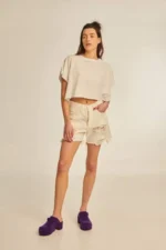 Tara Σορτς Τζιν – OFF WHITE | PCP - Image 2