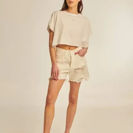 Tara Σορτς Τζιν OFF WHITE 1