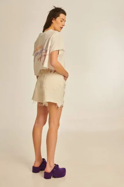 Tara Σορτς Τζιν - OFF WHITE