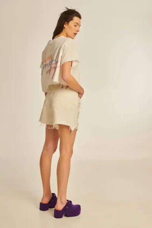 Tara Σορτς Τζιν - OFF WHITE