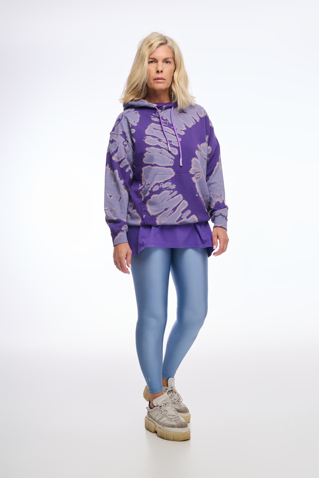 Tie-Dye-Μωβ-Φούτερ-PURPLE Tie-Dye Μωβ Φούτερ - PURPLE