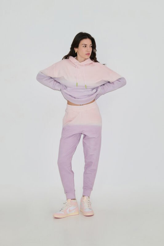 Tie dye παντελονι LILAC 1