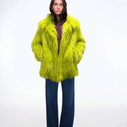 Γουνα Yeti Faux Lime