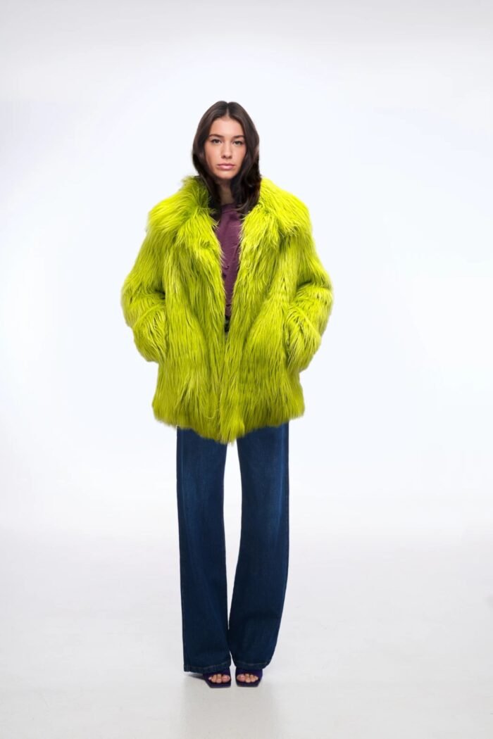 Γουνα Yeti Faux Lime