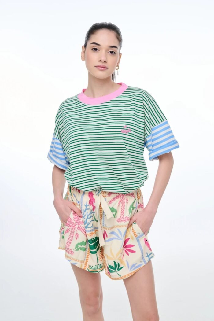 Cherry Stripes T-Shirt | PCP - Image 2