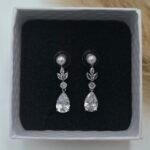 '' Ntaria '' Σκουλαρίκια νυφικά ασημένια