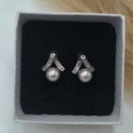 '' Erato '' Σκουλαρίκια νυφικά ασημένια