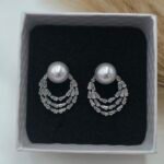 '' Dimitra '' Σκουλαρίκια νυφικά ασημένια