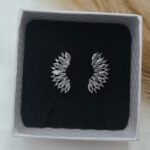 '' Annyl '' Σκουλαρίκια νυφικά ασημένια