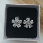 '' Eva '' Σκουλαρίκια νυφικά ασημένια