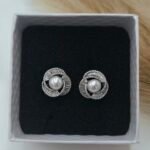 '' Rea '' Σκουλαρίκια νυφικά ασημένια