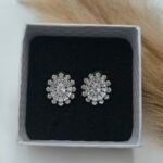 '' Vivienne '' Νυφικά σκουλαρίκια σε ασημί