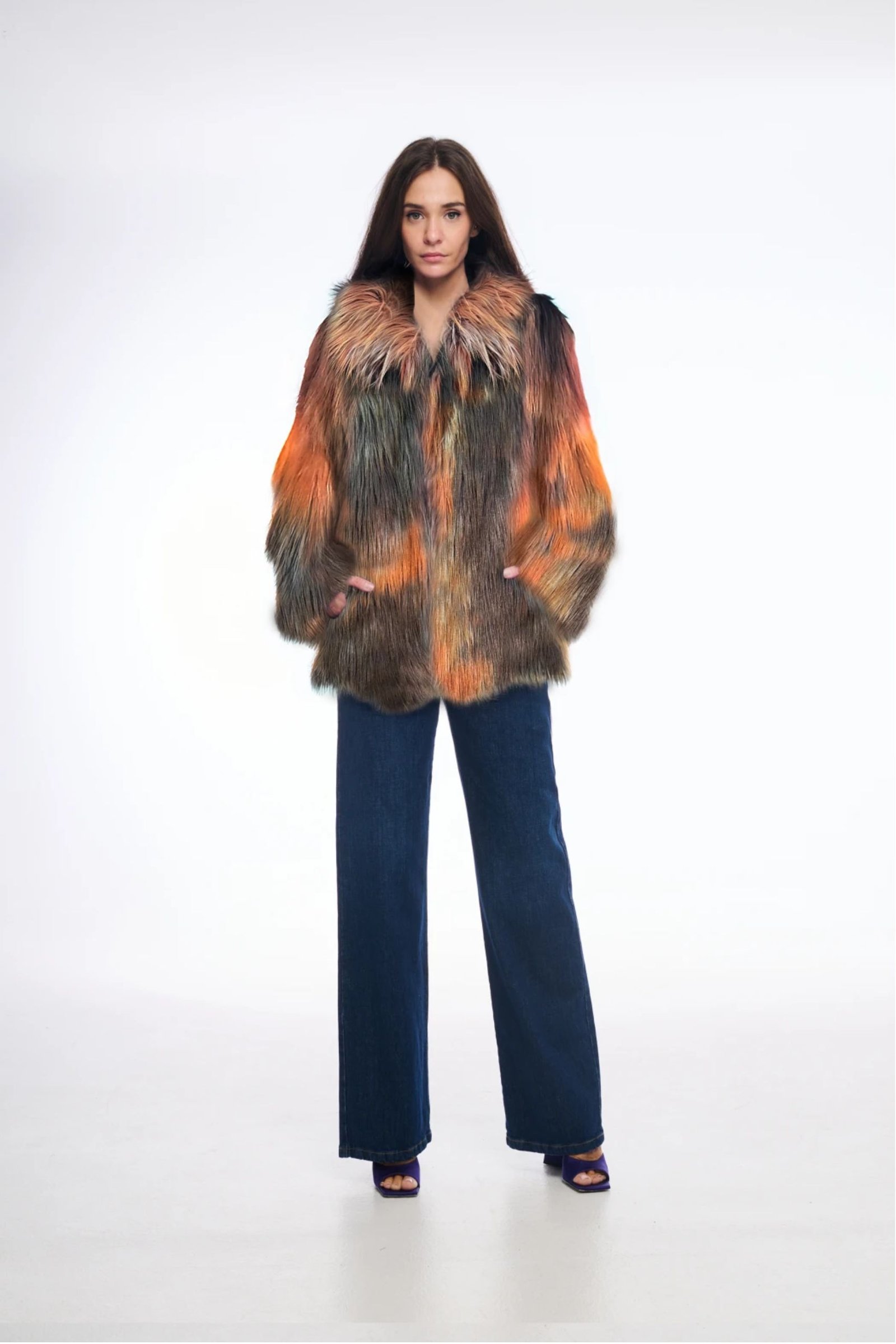 yeti_faux_fur Γυναικεία γούνα Faux Brown