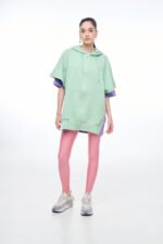 Γυναικεία Ζακέτα με κουκούλα PISTACHIO PCP - Image 4