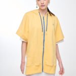 Γυναικεία Ζακέτα με κουκούλα - Olivia - YELLOW