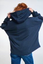 Γυναικεία Ζακέτα με κουκούλα Dark Blue PCP - Image 4