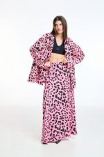 Μακριά Φούστα Εμπριμέ Pink | PCP CLOTHING - Image 2