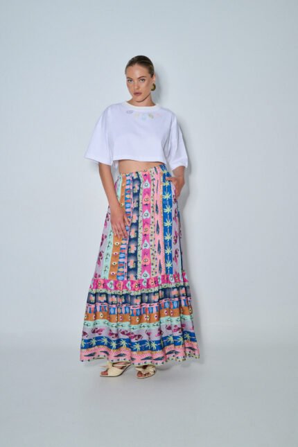 Γυναικεία μακριά φούστα - BOHEMIAN - BLUELookbook - 2024S - ΓΥΝΑΙΚΕΙΑ - ΡΟΥΧΑ - ΦΟΥΣΤΑ