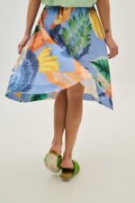 Γυναικεία φούστα μίντι εμπριμέ | PCP CLOTHING - Image 2